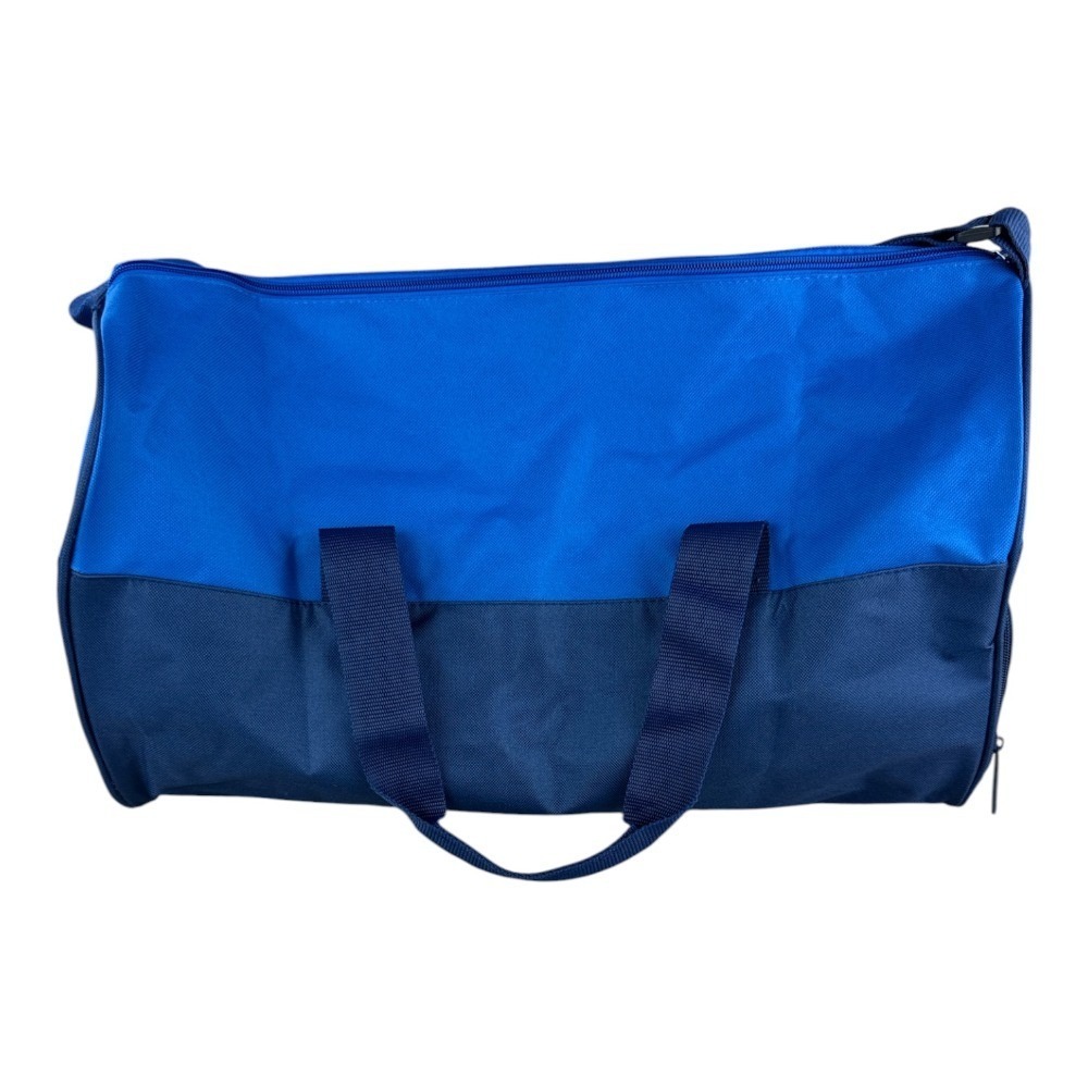 Perry Ellis Mens Blue Duffle Bag Travel Gym Weekender with Side Shoe Storage NEW - Picture 6 of 6